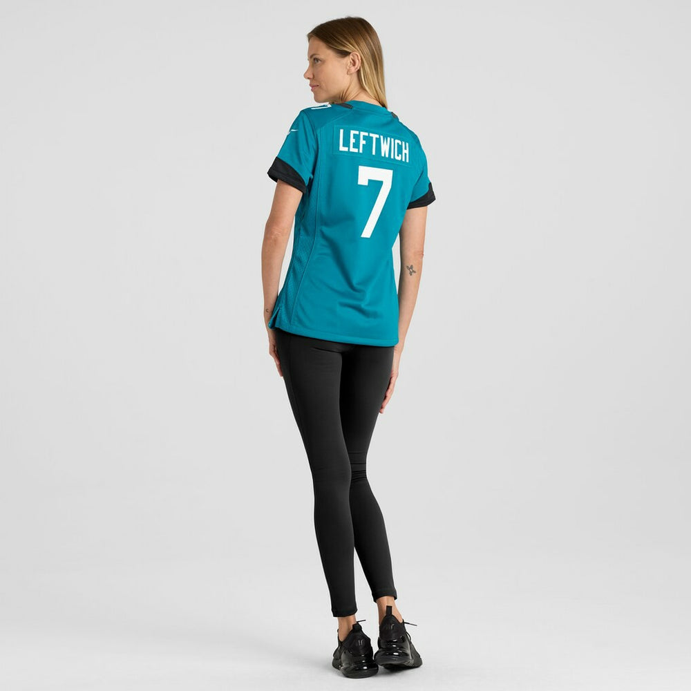 Byron Leftwich Jacksonville Jaguars Women's Retired Player Game Jersey Teal