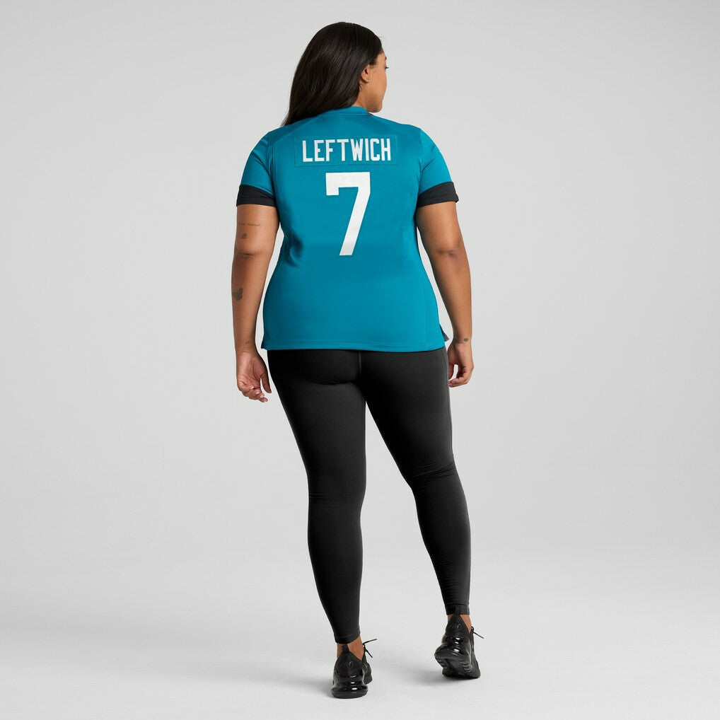 Byron Leftwich Jacksonville Jaguars Women's Retired Player Game Jersey Teal