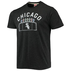 Chicago White Sox Homage Team Hyper Local Tri-Blend T-Shirt - Charcoal T-shirts