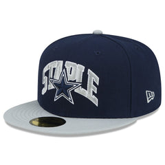 Dallas Cowboys New Era NFL x Staple Collection 59FIFTY Fitted Hat Navy/Gray