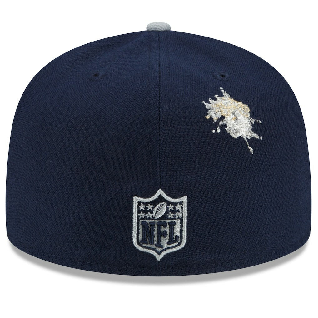 Dallas Cowboys New Era NFL x Staple Collection 59FIFTY Fitted Hat Navy/Gray
