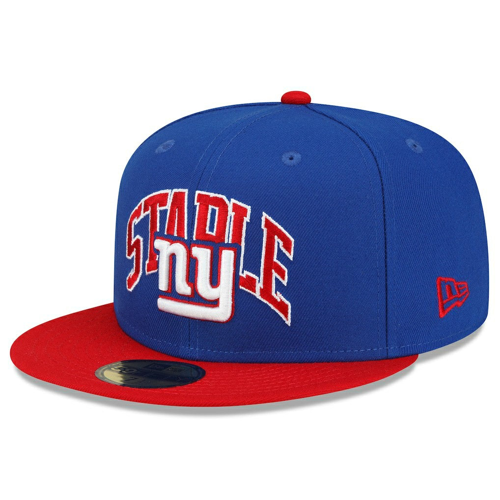 New York Giants New Era NFL x Staple Collection 59FIFTY Fitted Hat Royal/Red