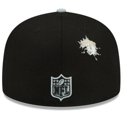 Las Vegas Raiders New Era NFL x Staple Collection 59FIFTY Fitted Hat Black/Gray