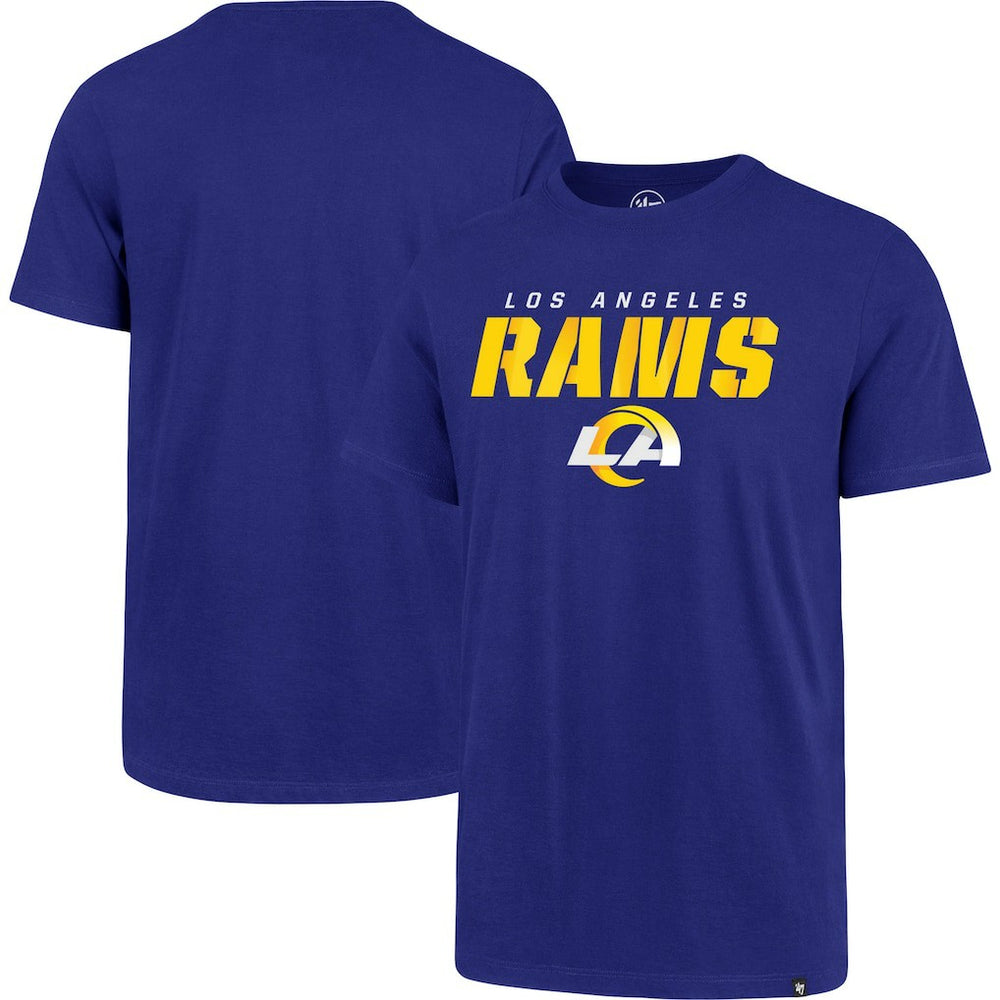 Los Angeles Rams '47 Logo Traction Super Rival T-Shirt Royal
