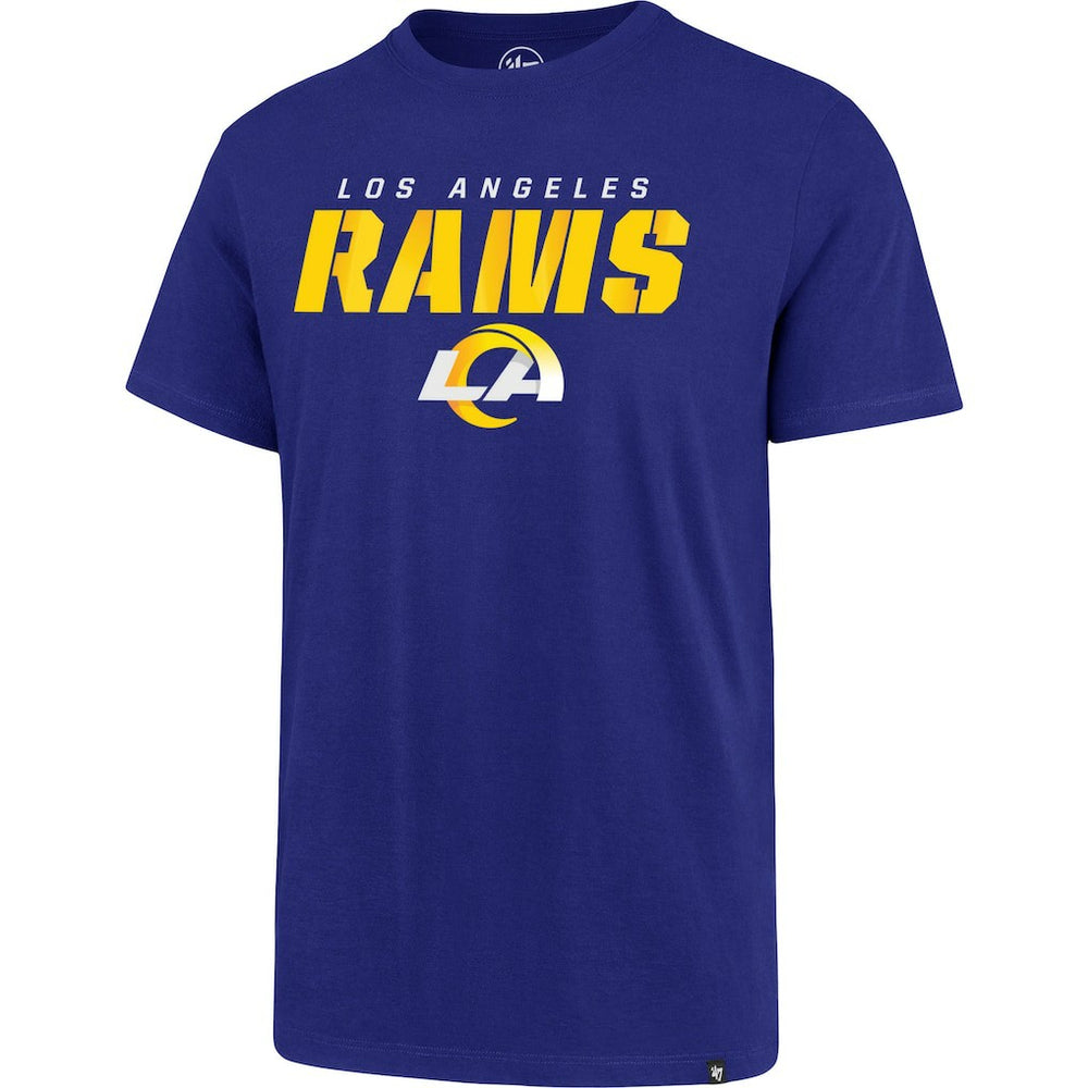 Los Angeles Rams '47 Logo Traction Super Rival T-Shirt Royal