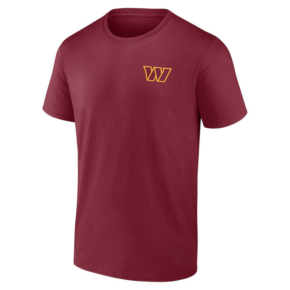 Washington Commanders Team #1 Dad T-Shirt Burgundy