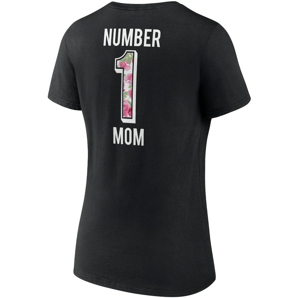 Cincinnati Bengals Women's Team Mother's Day V-Neck T-Shirt Black