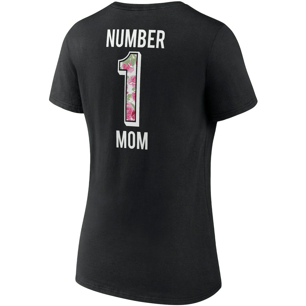 Cincinnati Bengals Women's Team Mother's Day V-Neck T-Shirt Black