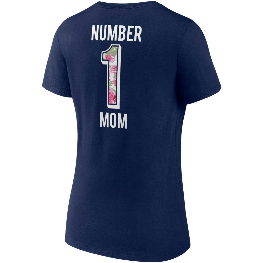 Seattle Seahawks Women's Team Mother's Day V-Neck T-Shirt College Navy