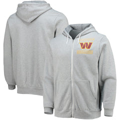 Washington Commanders NFL x Darius Rucker Collection Sponge Fleece Full-Zip Hoodie Heathered Gray