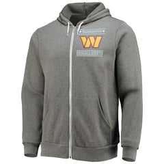 Washington Commanders NFL x Darius Rucker Collection Sponge Fleece Full-Zip Hoodie Heathered Charcoal