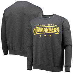 Washington Commanders NFL x Darius Rucker Collection Star Sponge Fleece Pullover Sweatshirt Charcoal
