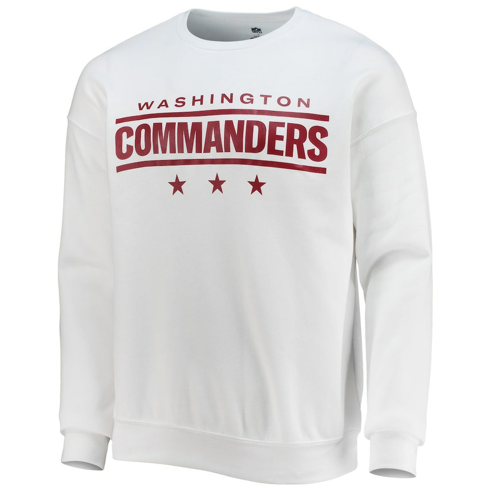 Washington Commanders NFL x Darius Rucker Collection Star Sponge Fleece Pullover Sweatshirt White