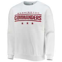 Washington Commanders NFL x Darius Rucker Collection Star Sponge Fleece Pullover Sweatshirt White