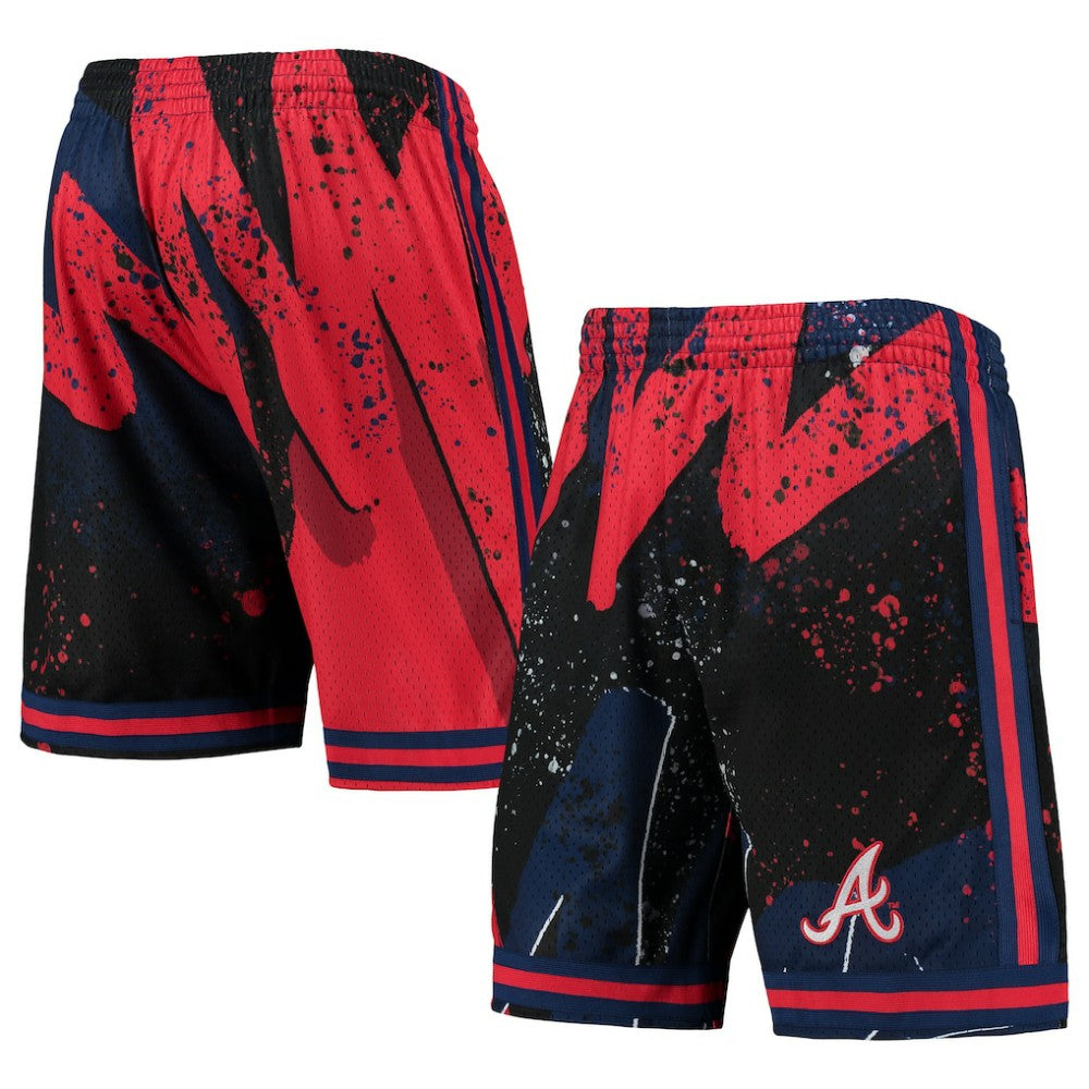 Atlanta Braves Mitchell & Ness Hyper Hoops Shorts - Red Shorts