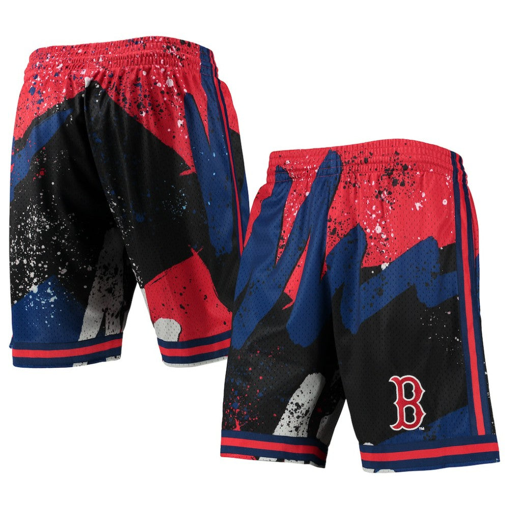 Boston Red Sox Mitchell & Ness Hyper Hoops Shorts - Red Shorts