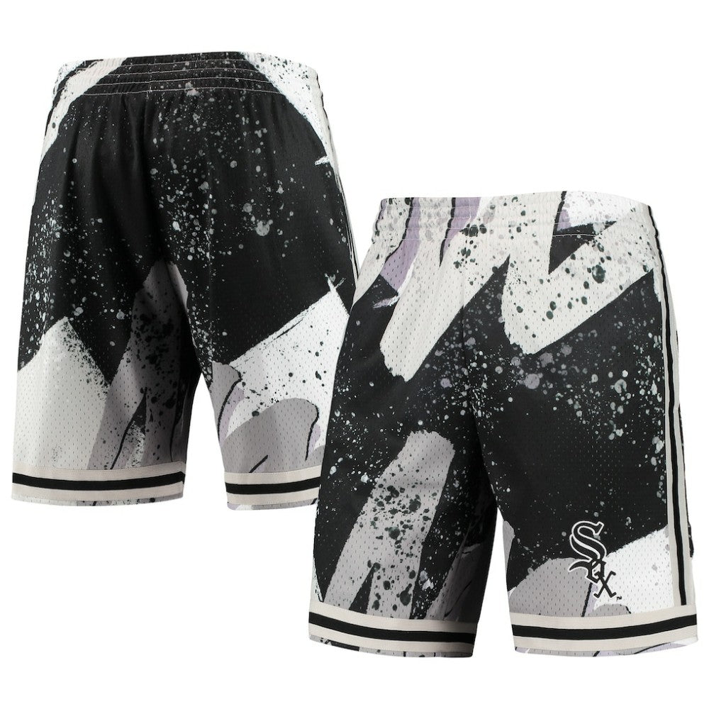 Chicago White Sox Mitchell & Ness Hyper Hoops Shorts - Black Shorts
