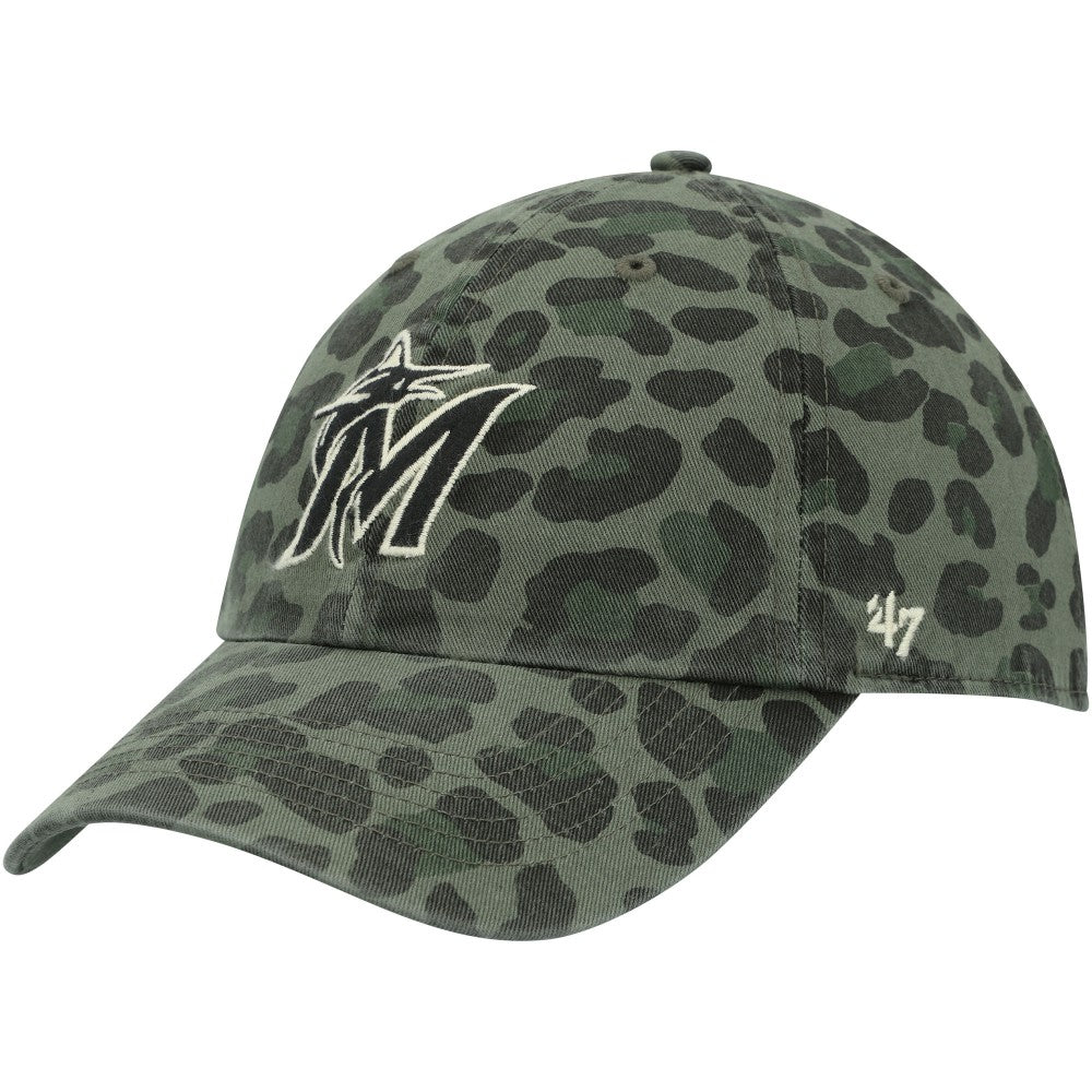 Miami Marlins '47 Women's Bagheera Clean Up Adjustable Hat - Green Hats