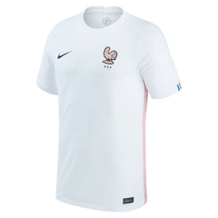 France Women's National Team Youth 2022/23 Away Replica Blank Jersey White