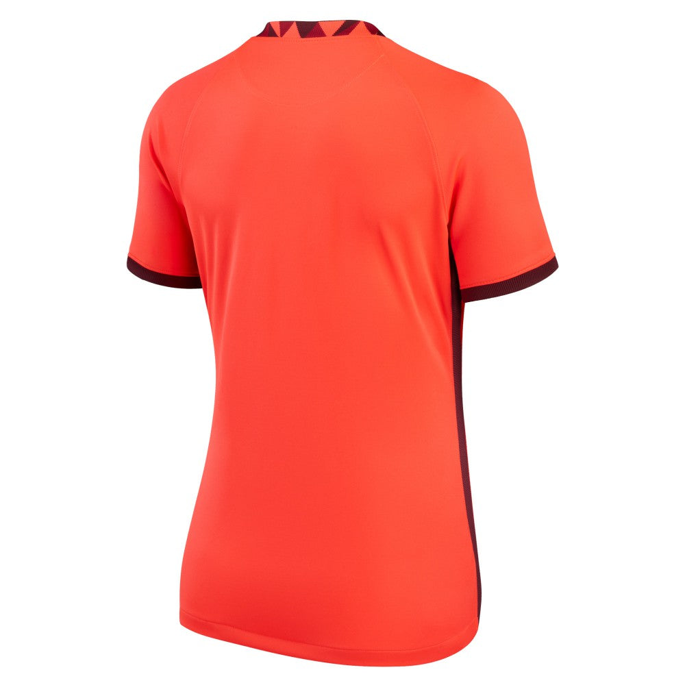 England Women's National Team Women's 2022/23 Away Replica Blank Jersey Red