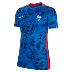 France Women's National Team Women's 2022/23 Home Replica Blank Jersey Blue
