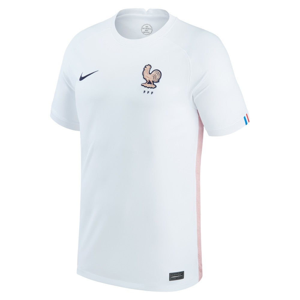 France Women's National Team 2022/23 Away Replica Blank Jersey White sale