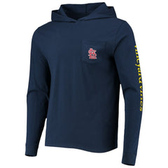 St. Louis Cardinals Vineyard Vines Long Sleeve Hoodie T-Shirt - Navy Hoodies
