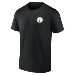 Pittsburgh Steelers Number One Dad T-Shirt Black