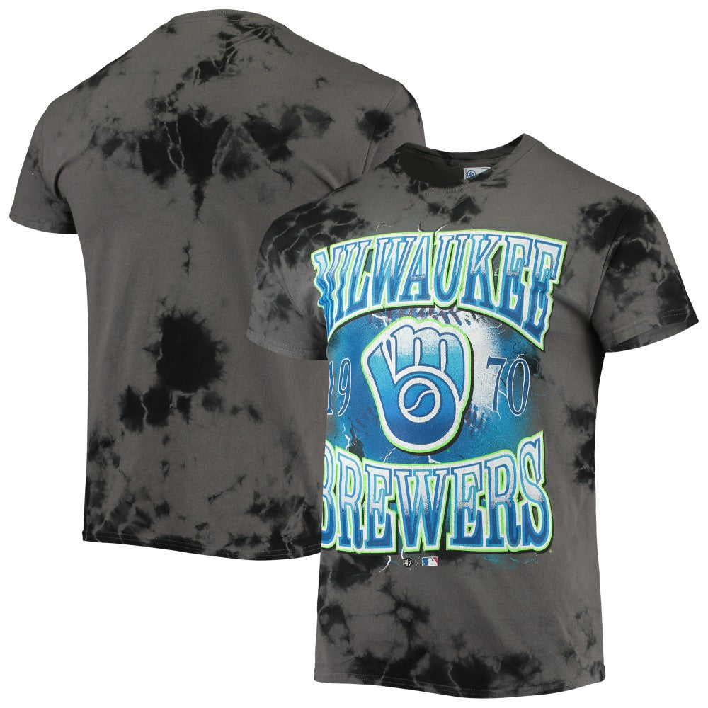 Milwaukee Brewers '47 Wonder Boy Vintage Tubular T-Shirt - Charcoal T-shirts