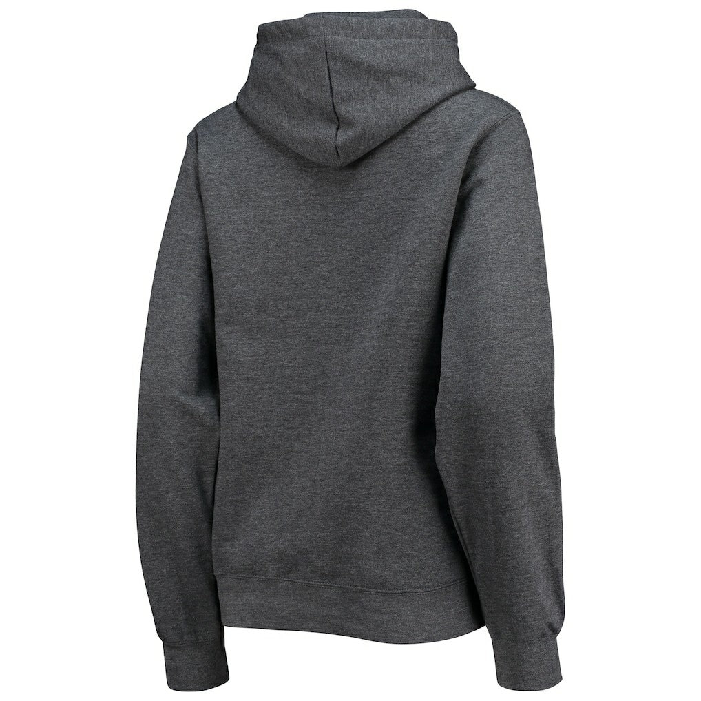 Washington Commanders WEAR by Erin Andrews Women's Fleece Pullover Hoodie Heathered Gray