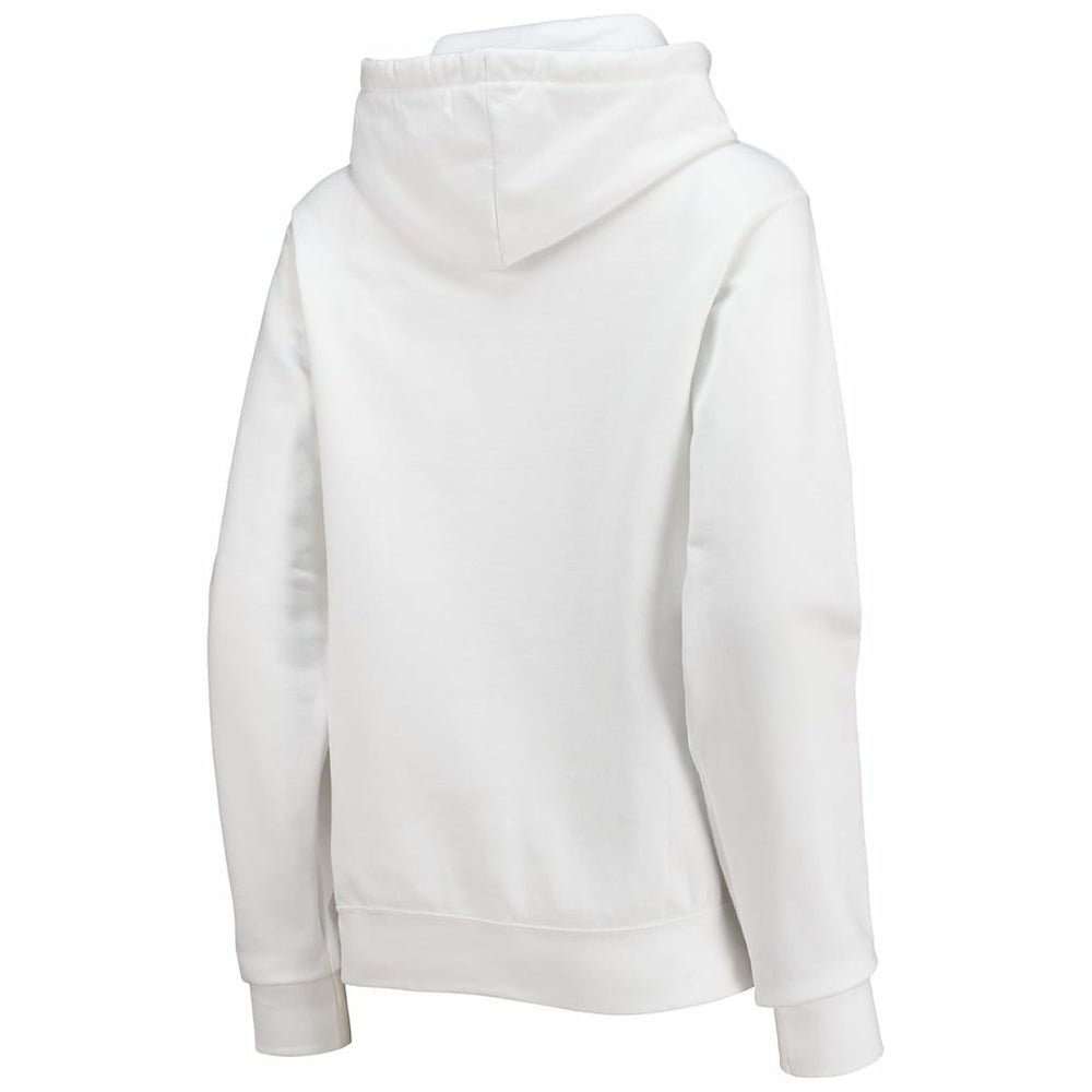 Washington Commanders WEAR by Erin Andrews Women's Fleece Pullover Hoodie White