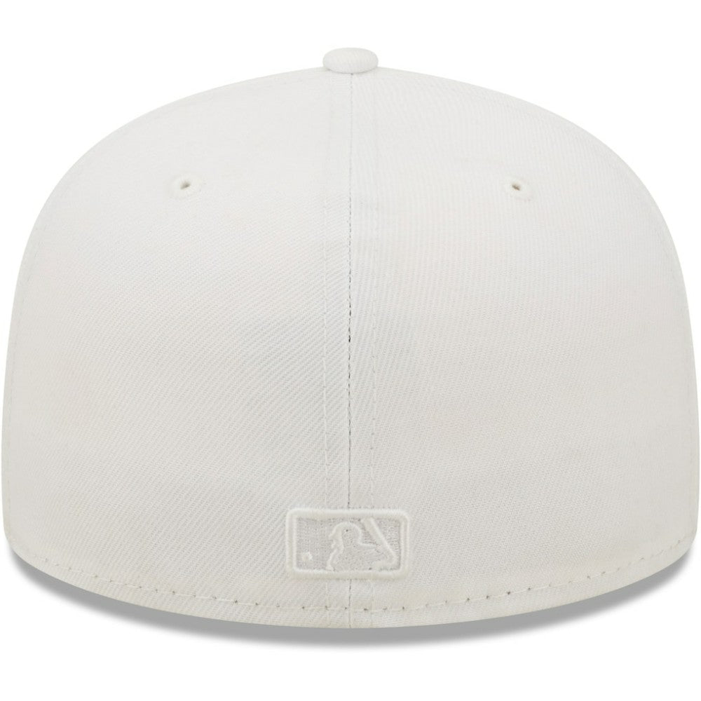 Cincinnati Reds New Era White on White 59FIFTY Fitted Hat Hats