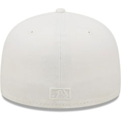 Cincinnati Reds New Era White on White 59FIFTY Fitted Hat Hats