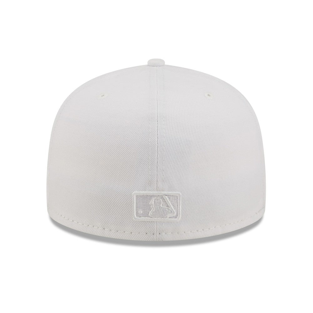 Los Angeles Dodgers New Era White on White 59FIFTY Fitted Hat Hats