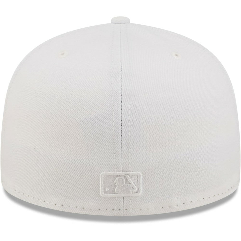 Detroit Tigers New Era White on White 59FIFTY Fitted Hat Hats