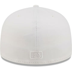 Chicago Cubs New Era White on White 59FIFTY Fitted Hat Hats