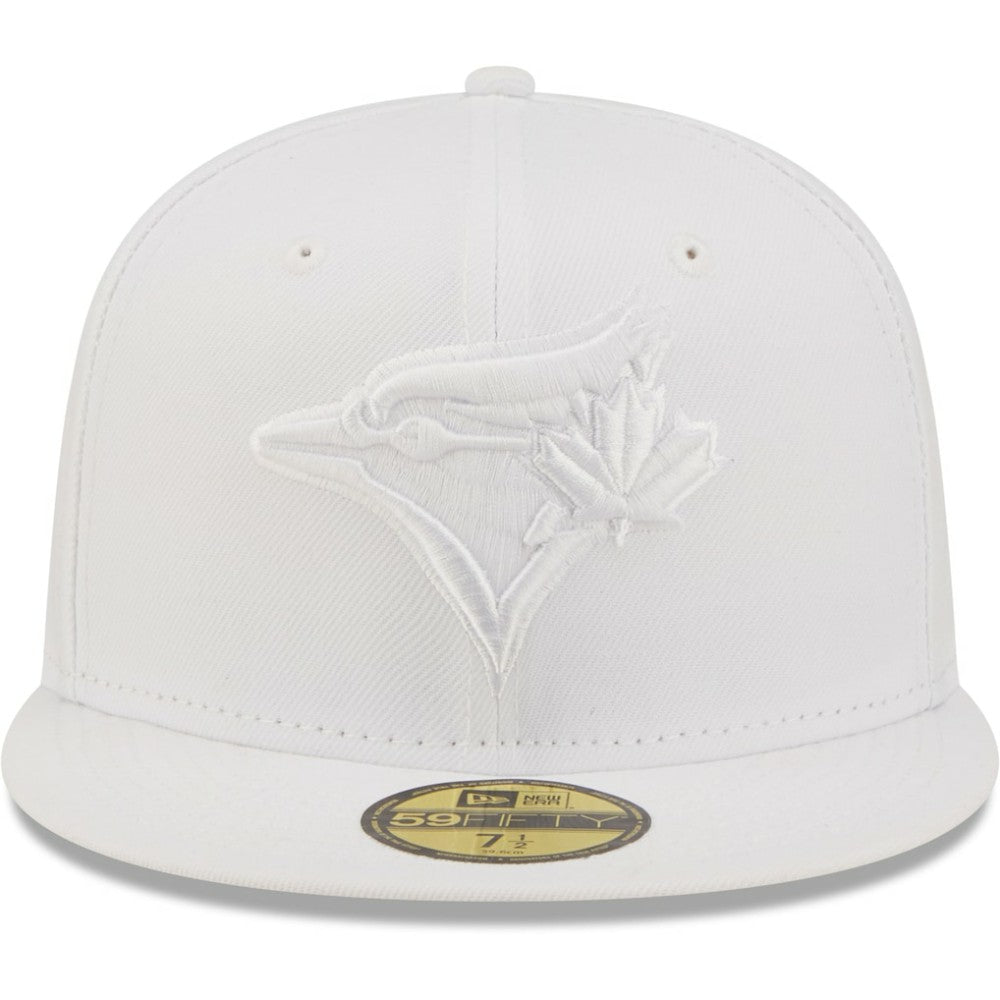Toronto Blue Jays New Era White on White 59FIFTY Fitted Hat Hats