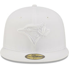 Toronto Blue Jays New Era White on White 59FIFTY Fitted Hat Hats