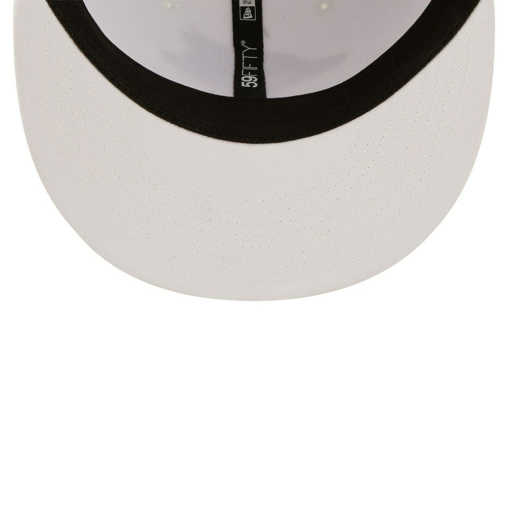 Toronto Blue Jays New Era White on White 59FIFTY Fitted Hat Hats