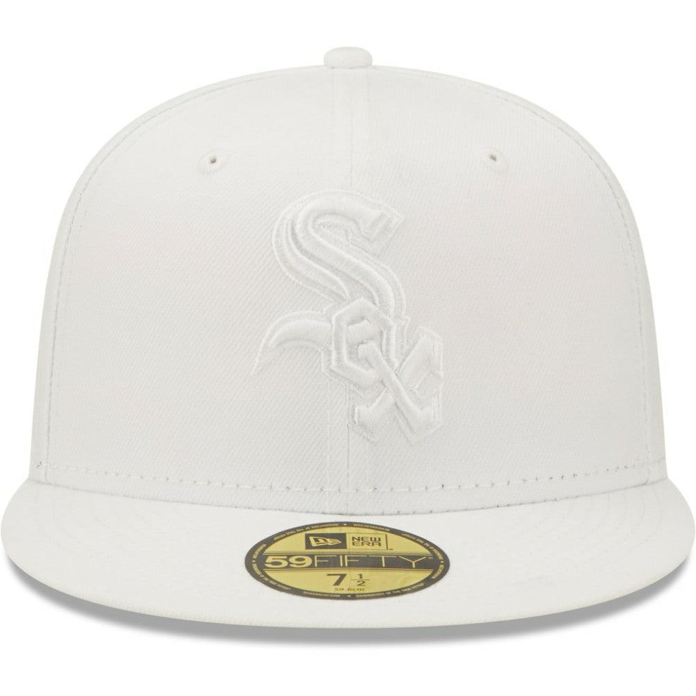 Chicago White Sox New Era White on White 59FIFTY Fitted Hat Hats