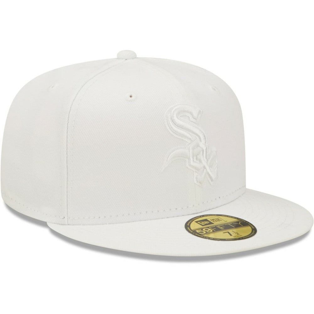Chicago White Sox New Era White on White 59FIFTY Fitted Hat Hats