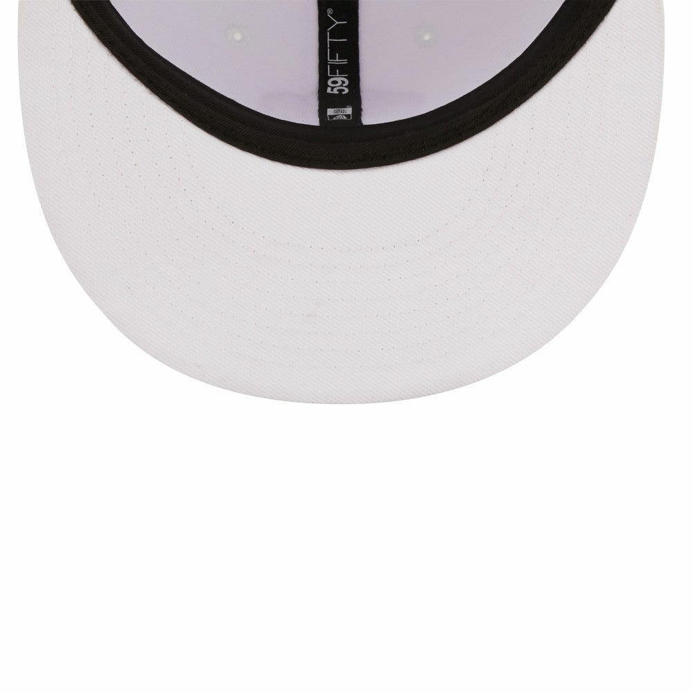 Milwaukee Brewers New Era White on White 59FIFTY Fitted Hat Hats