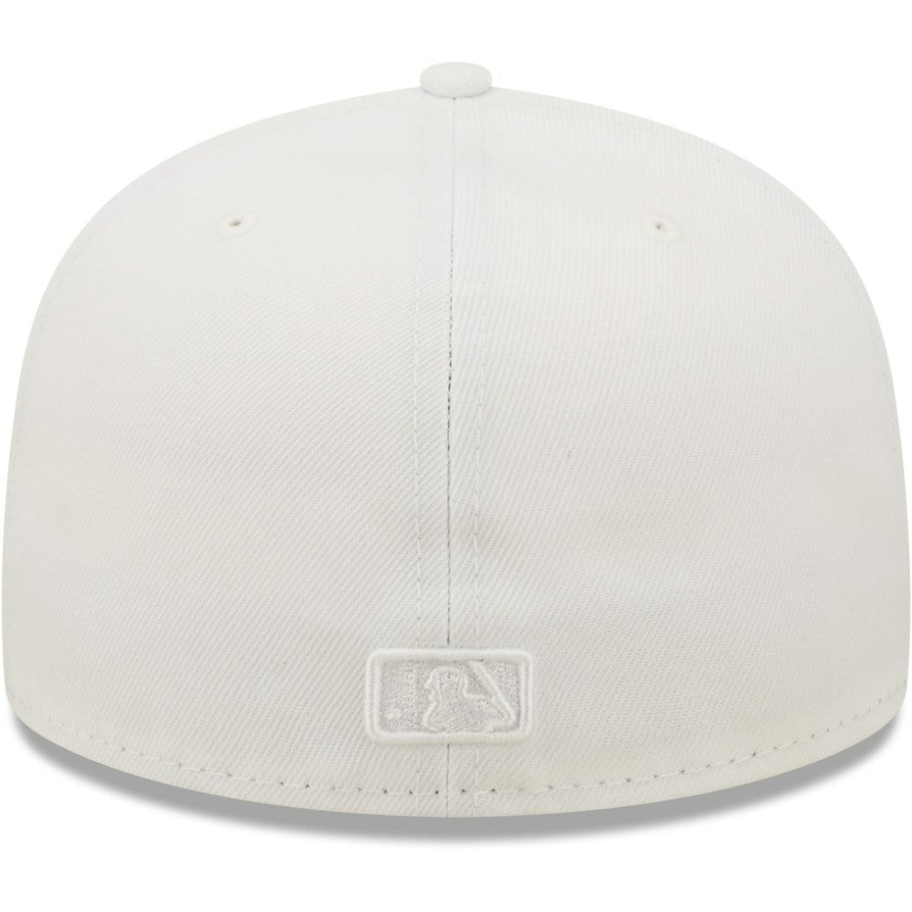 Boston Red Sox New Era White on White 59FIFTY Fitted Hat Hats