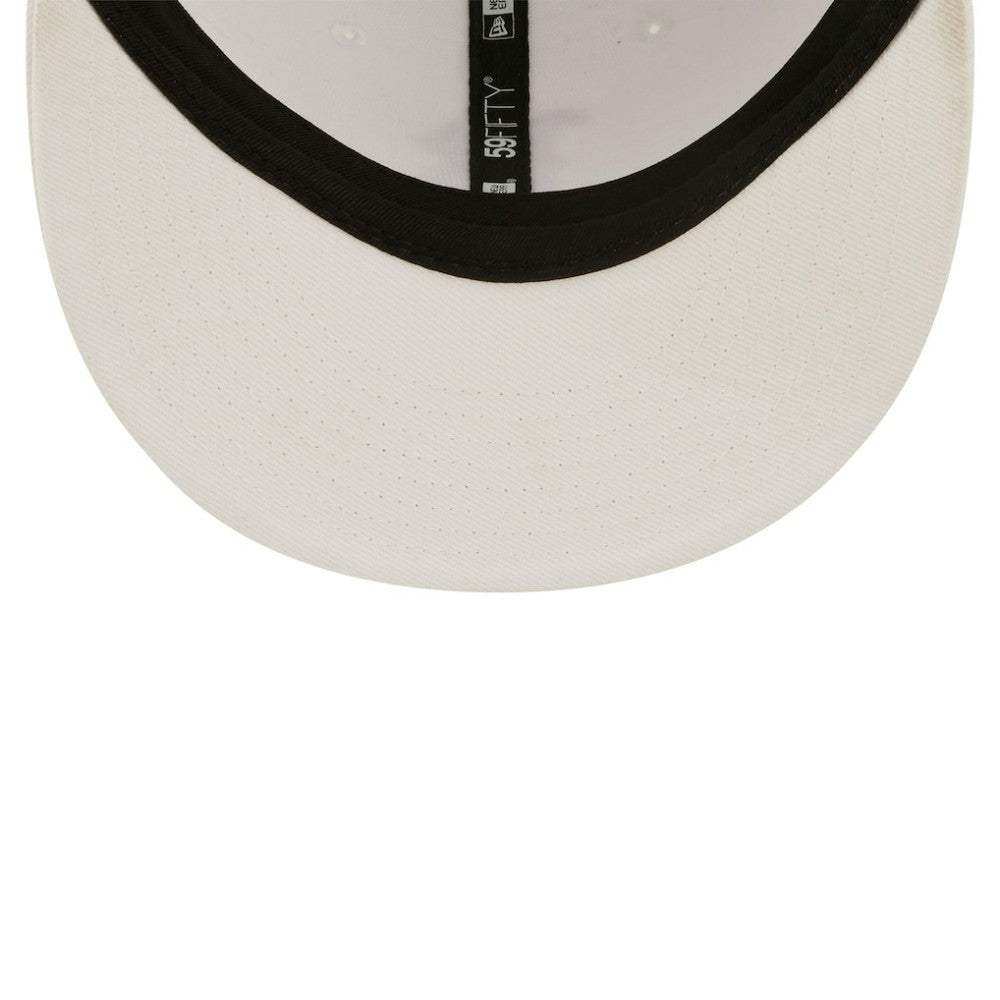 Boston Red Sox New Era White on White 59FIFTY Fitted Hat Hats