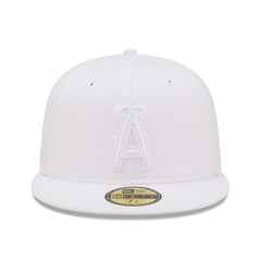 Los Angeles Angels New Era White on White 59FIFTY Fitted Hat Hats