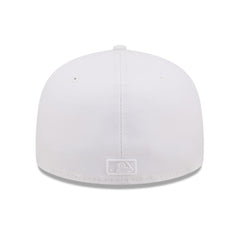 San Diego Padres New Era White on White 59FIFTY Fitted Hat Hats