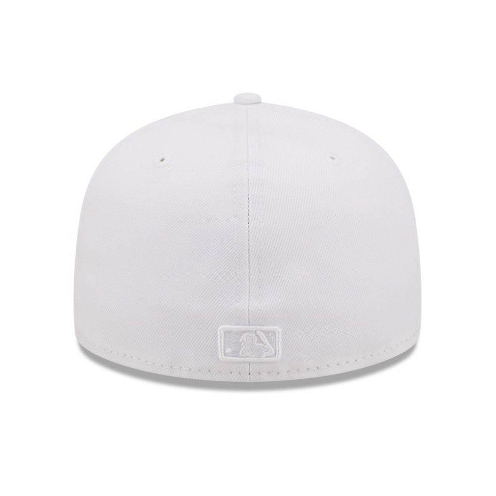 Seattle Mariners New Era White on White 59FIFTY Fitted Hat Hats