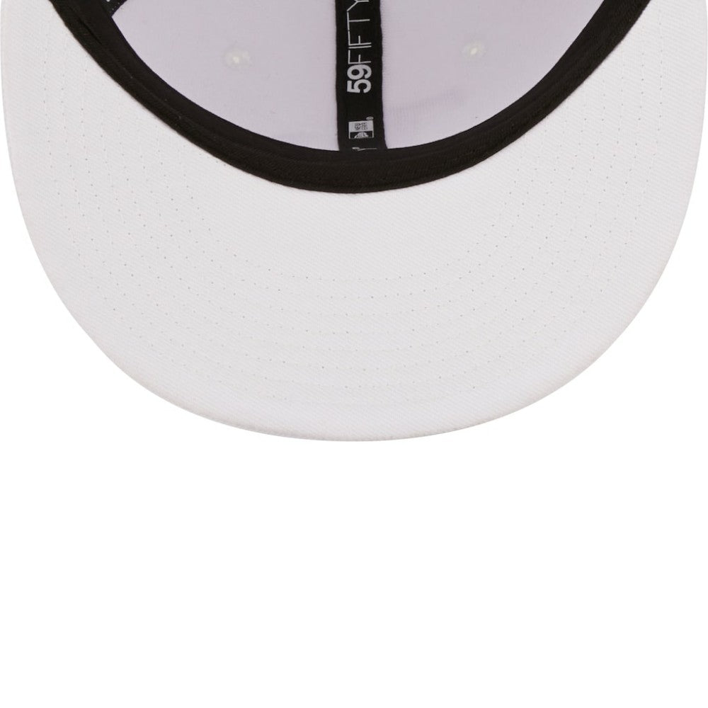 Tampa Bay Rays New Era White on White 59FIFTY Fitted Hat Hats