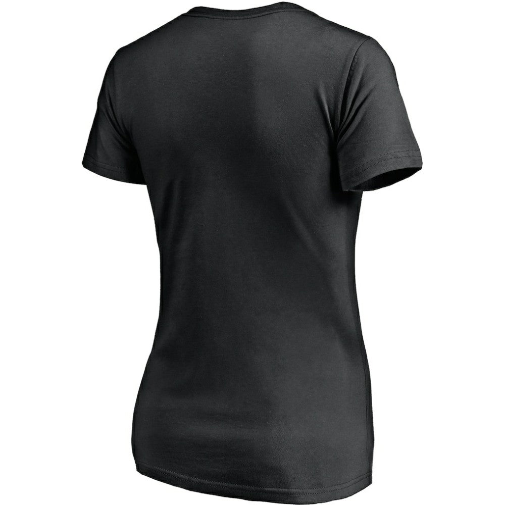 NHL Florida Panthers Fanatics Women' s Overtime V-Neck T-Shirt - Black