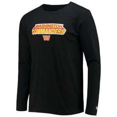 Washington Commanders New Era Long Sleeve T-Shirt Black